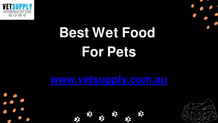best wet food for pets