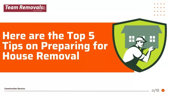 here are the top 5 tips on preparing for house