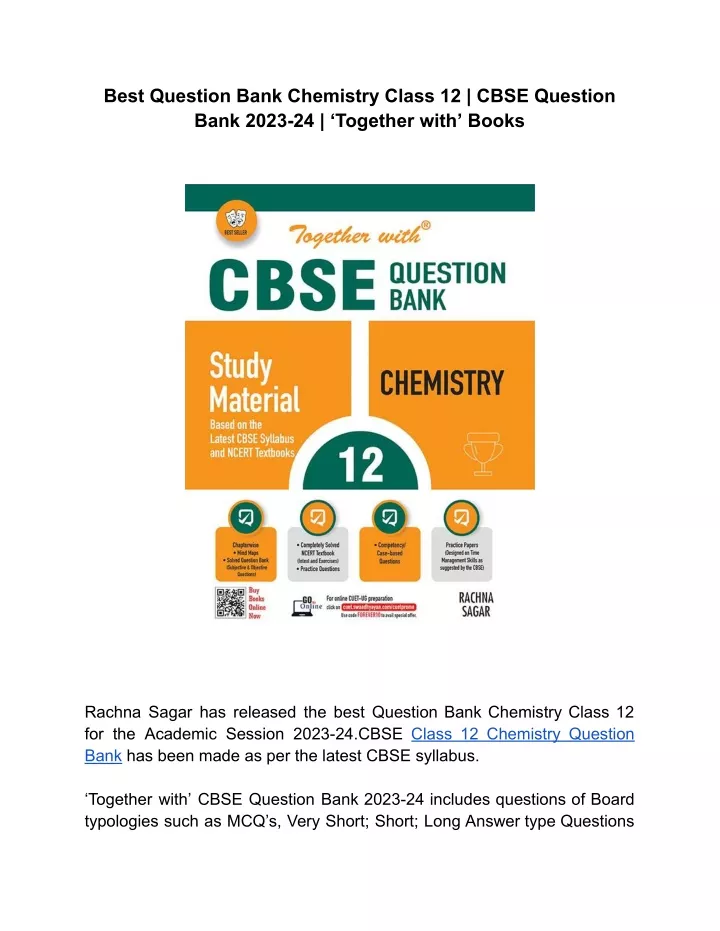 best question bank chemistry class 12 cbse