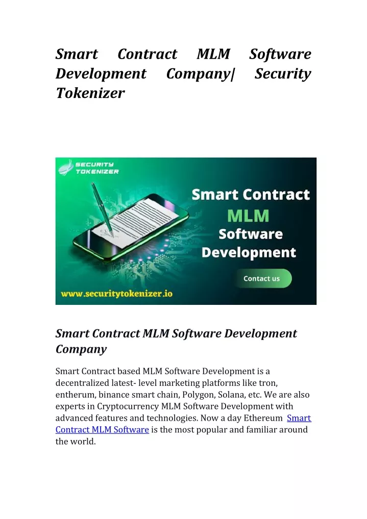 smart development tokenizer