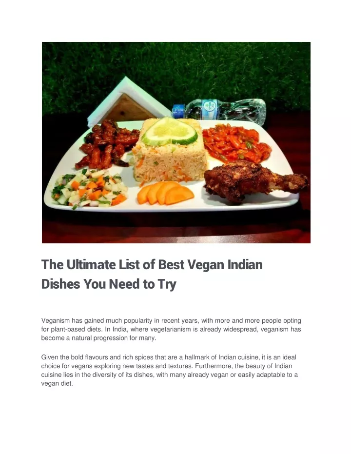 the ultimate list of best vegan indian dishes