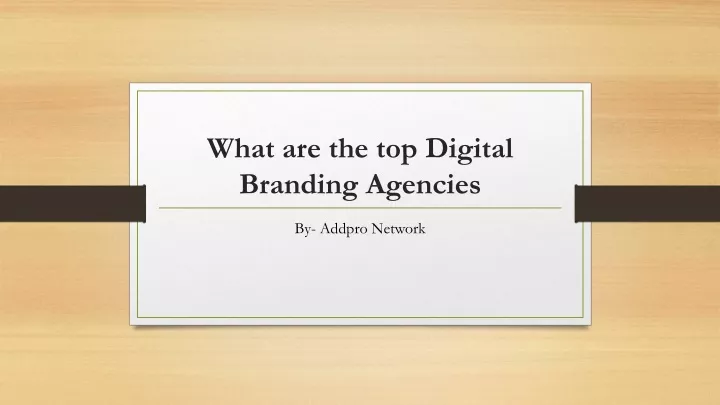 what are the top digital branding agencies