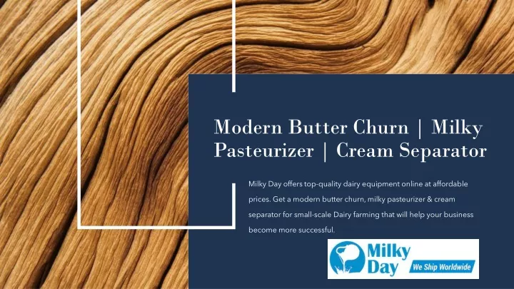 modern butter churn milky pasteurizer cream separator