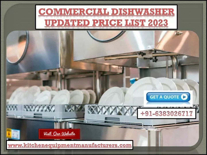 Commercial Dishwasher Updated Price List 2023 N 