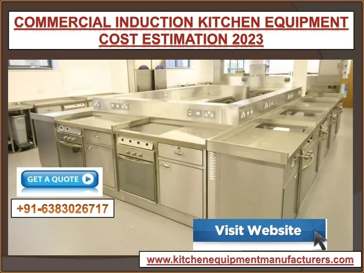 commercial induction kitchen equipment cost