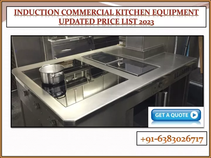 induction commercial kitchen equipment updated