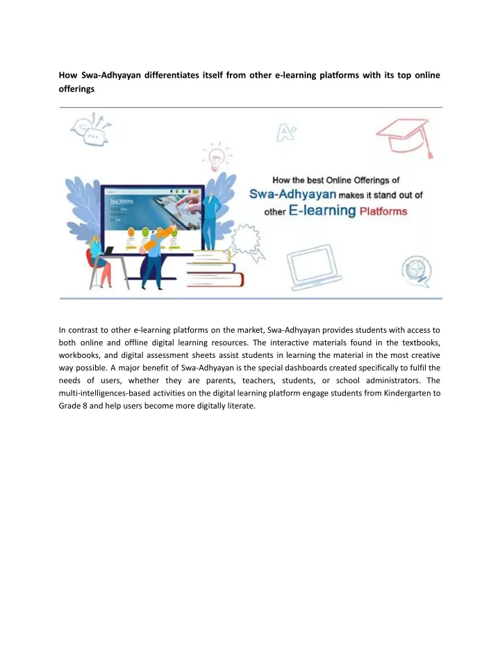 how swa adhyayan differentiates itself from other