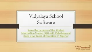 vidyalaya school software
