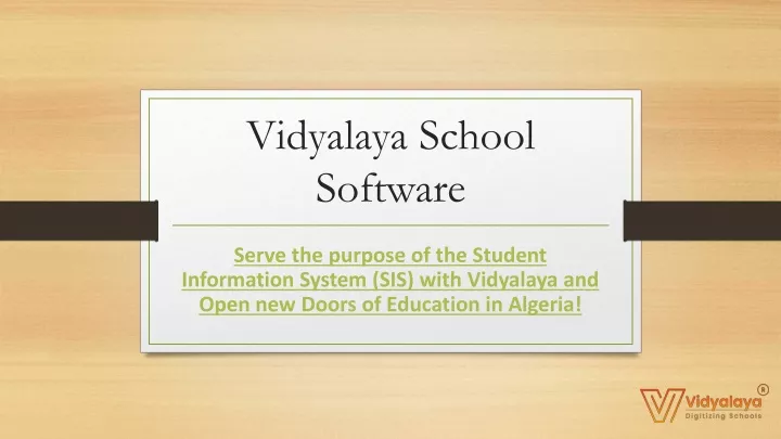 vidyalaya school software