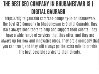the best seo company in bhubaneswar is digital