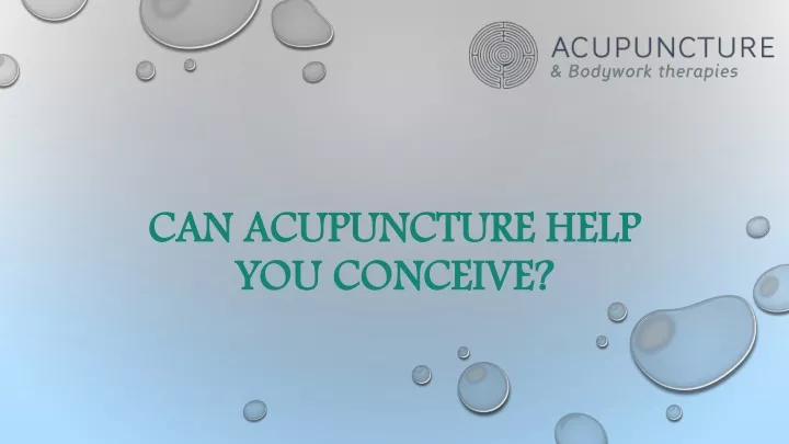 can acupuncture help can acupuncture help