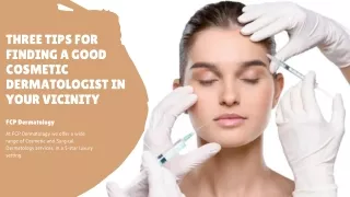 Cosmetic Dermatologist in Toronto