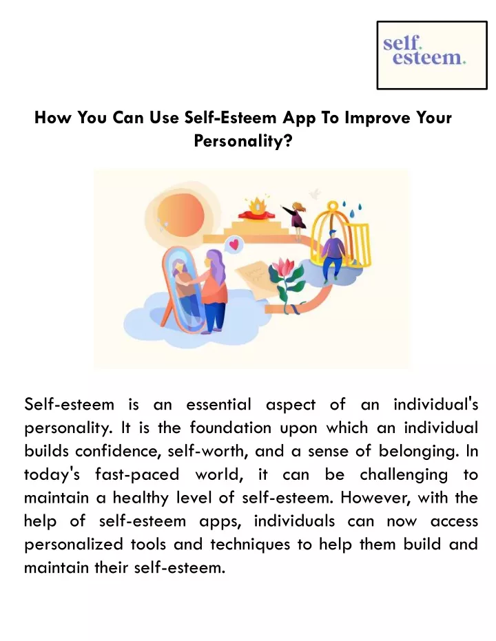 PPT - How You Can Use Self-Esteem App To Improve Your Personality ...