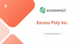 Petg Plastic Suppliers | Excesspoly.com