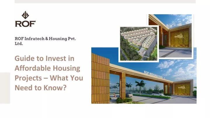 guide to invest in affordable housing projects what you need to know