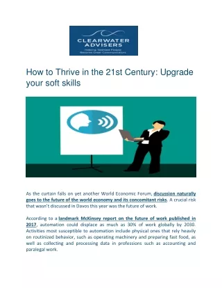 how to thrive in the 21st century upgrade your