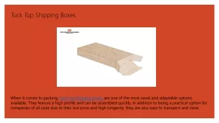 tuck top shipping boxes