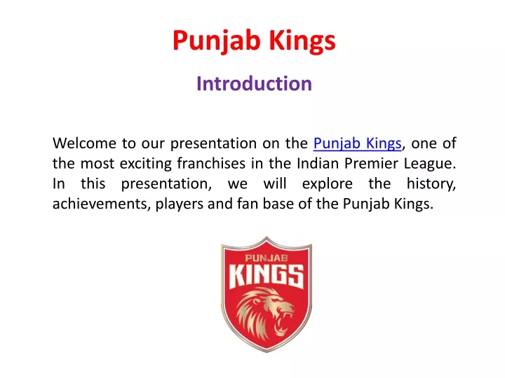 punjab kings