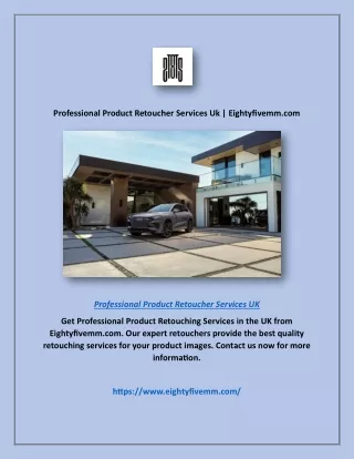 Professional Product Retoucher Services Uk | Eightyfivemm.com