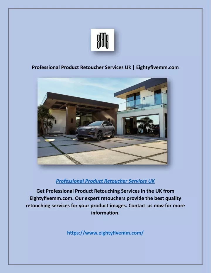 professional product retoucher services