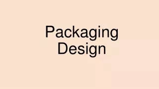 Packaging Design