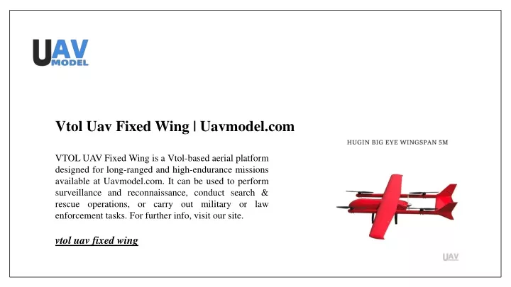 vtol uav fixed wing uavmodel com