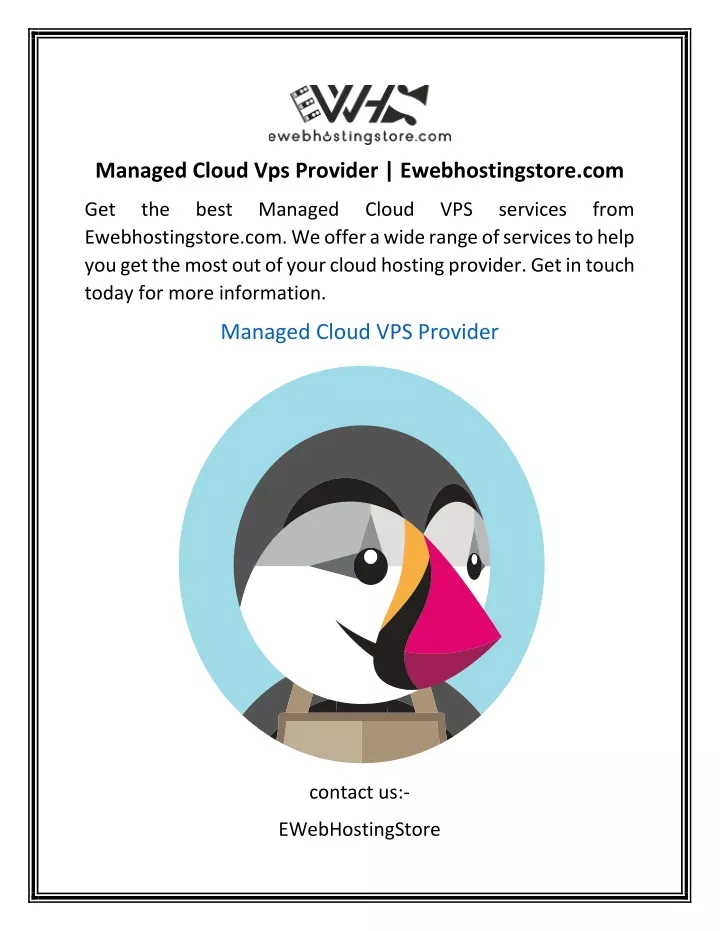 managed cloud vps provider ewebhostingstore com
