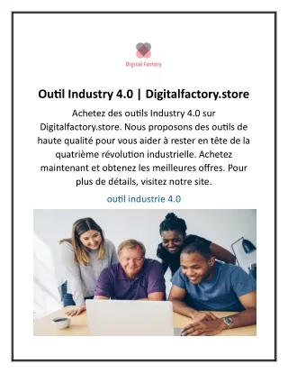 Outil Industry 4.0  Digitalfactory.store