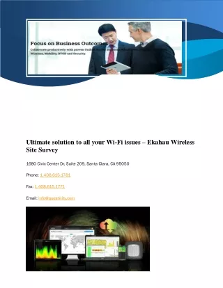 Ultimate solution to all your Wi-Fi issues – Ekahau Wireless Site Survey