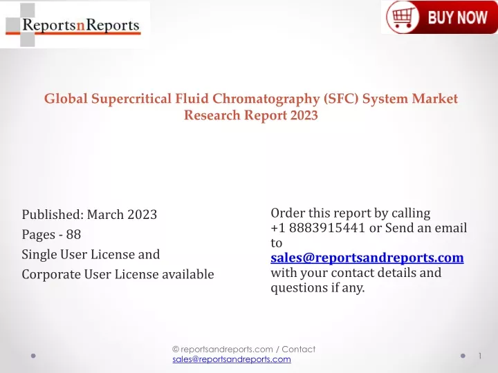 global supercritical fluid chromatography sfc system market research report 2023