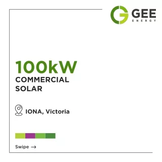 100kW Commercial Solar Installation, VIC