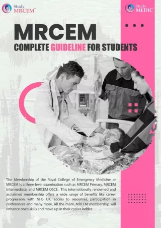 MRCEM StudyMEDIC course