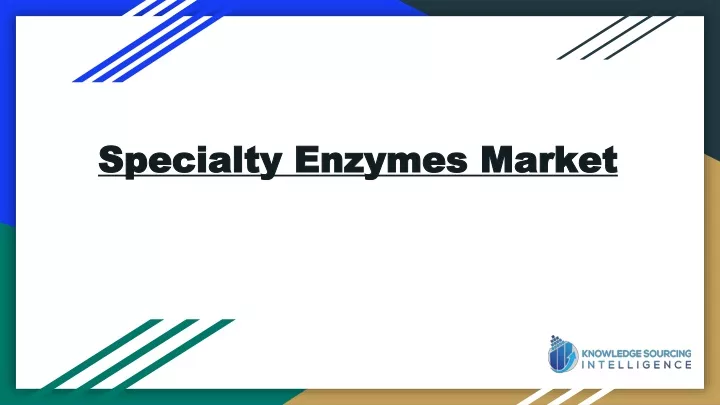 specialty enzymes market