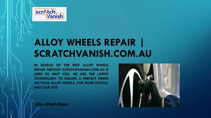 alloy wheels repair scratchvanish com au