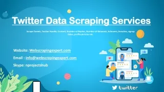 twitter data scraping services