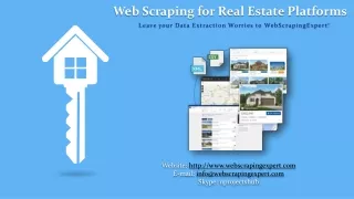 Web Scraping for Real Estate Platforms