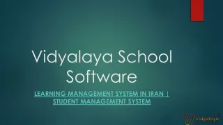 vidyalaya school software