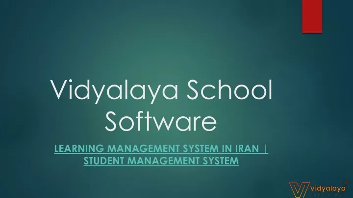 vidyalaya school software