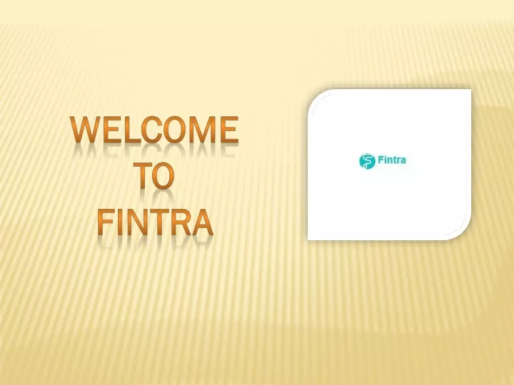 welcome to fintra