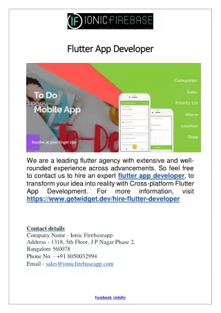 Flutter App Developer