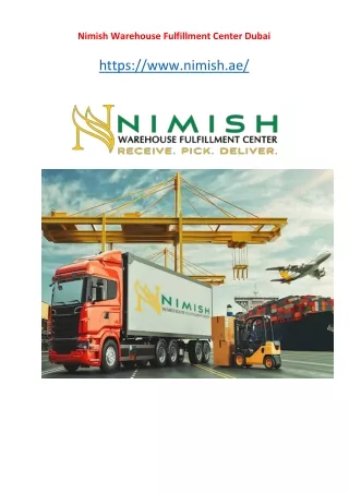 nimish warehouse fulfillment center dubai