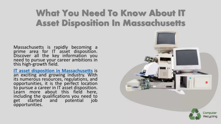 what you need to know about it asset disposition in massachusetts