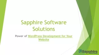 sapphire software solutions