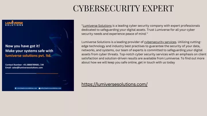 cybersecurity expert