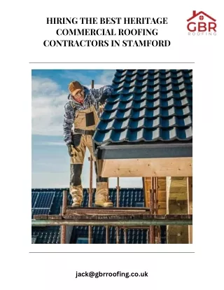 Hiring the Best Heritage Commercial Roofing Contractors in Stamford