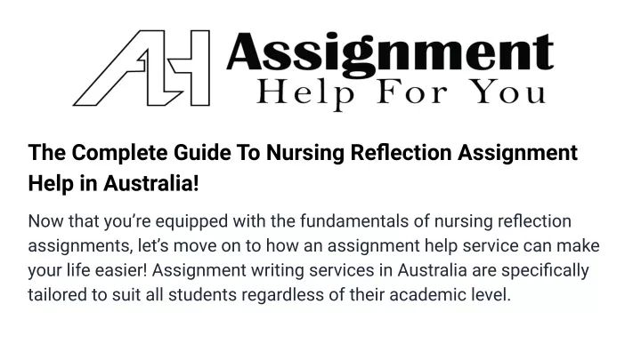 the complete guide to nursing reflection