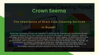 Drain Line Cleaning Services