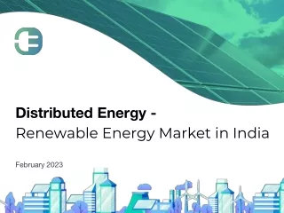 Renewable Energy Market in India