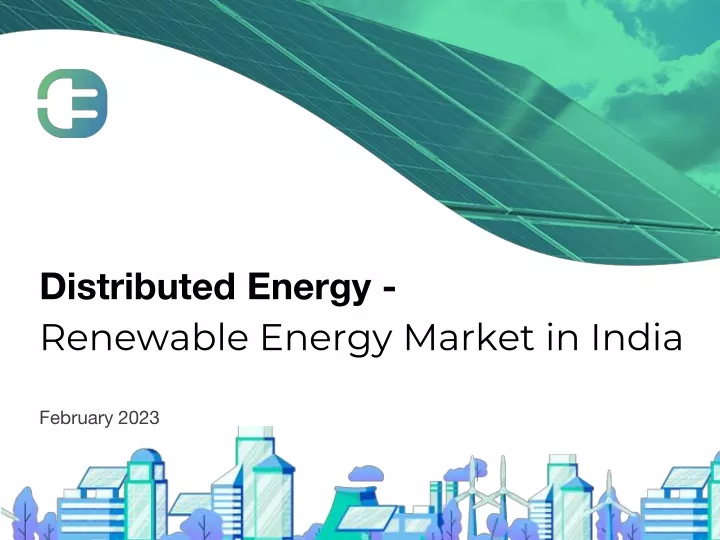 distributed energy renewable energy market