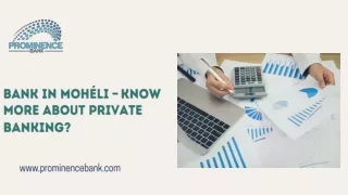 Bank In Mohéli – Know More About Private Banking